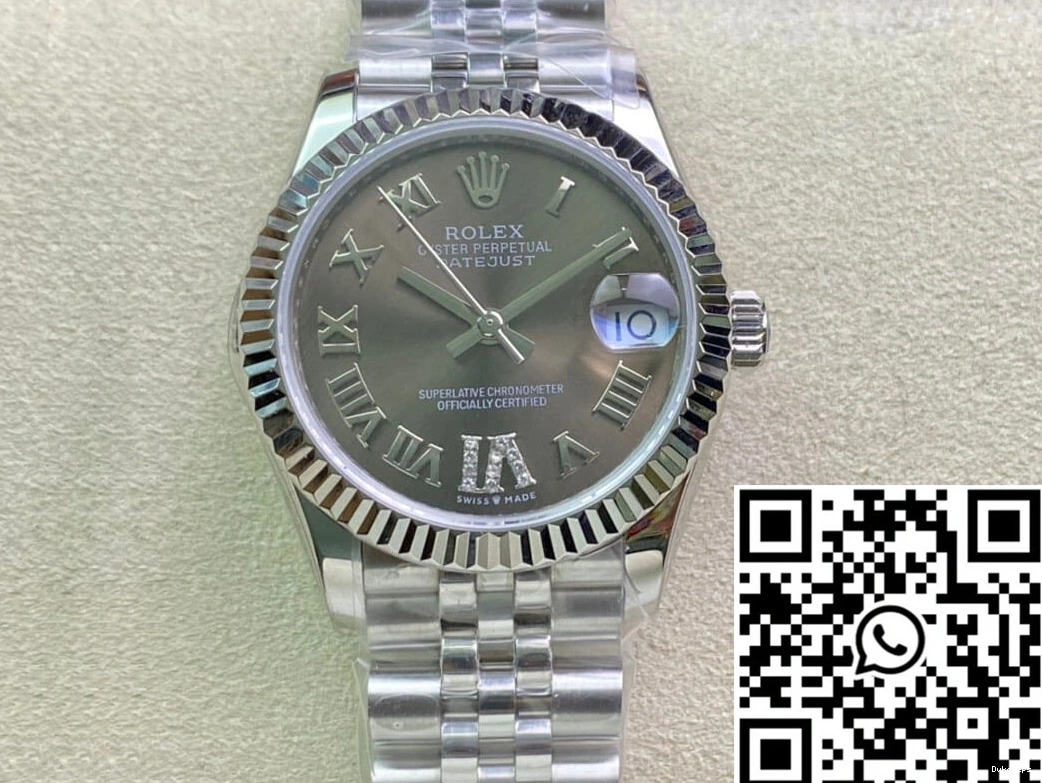 Factory Stainless M278274-0028 Steel EW Datejust 31MM Rolex 0310